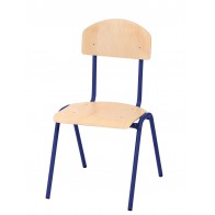 Krzesło wys.38 niebieskie