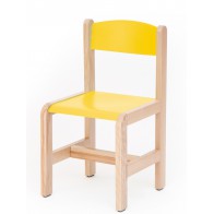  Krzesełko bukowe wys.26 cm z filcowymi zaślepkami  