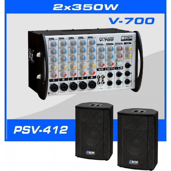 Zestaw nagłośnieniowy Box Electronics SET-700
