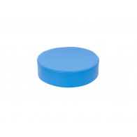 Okrągła pufka - jasnoniebieska