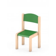 Krzesełko bukowe NOVUM wys. 21 cm zielone