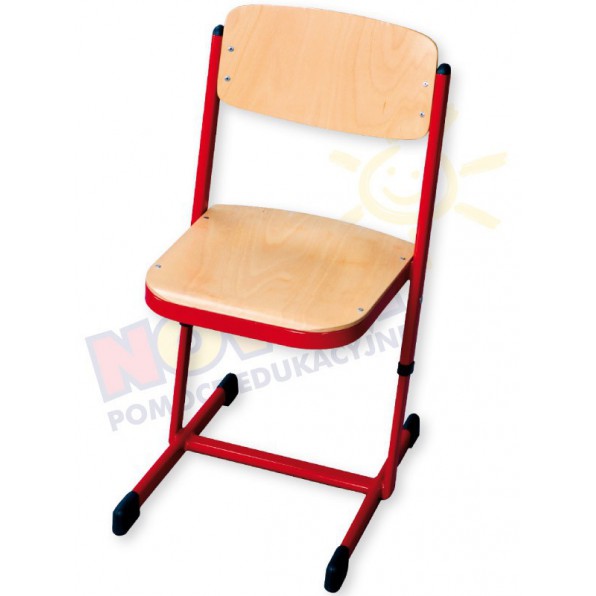 Krzesło reg.C czerwone 31-38