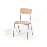 Krzesło NOVUM 43 aluminium z filcem