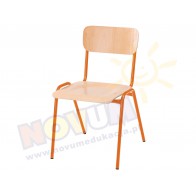 Krzesło NOVUM 46 pomarańczowe