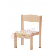 Krzesełko bukowe NOVUM wys. 21 cm naturalne