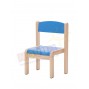 Krzesełko bukowe NOVUM wys. 26 cm  z filcowymi zaślepkami