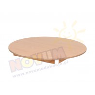 Blat bukowego stołu okrągłego śr. 100 cm