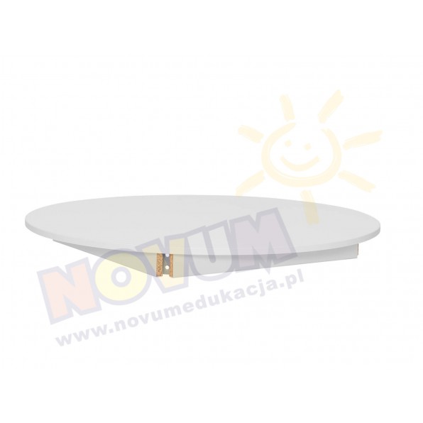 Blat stołu kolorowego okrągłego śr. 100 cm, biały