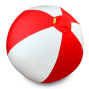 Magiczna piłka balonowa XXL Tęczowa