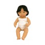 Lalka azjatycka 40 cm z włosami - chłopiec