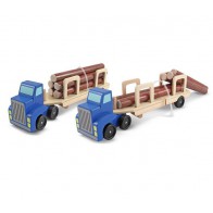 Drewniane pojazdy duże - Ciężarówka do przewozu drewna