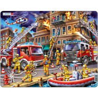 Puzzle Maxi w ramce 45 - Strażacy w akcji