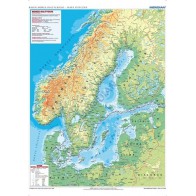 Kraje basenu Morza Bałtyckiego - mapa polityczna