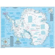 Antarktyda - mapa fizyczna