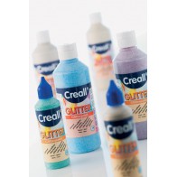 Farby brokatowe Creall-glitter - 6 kolorów po 250 ml