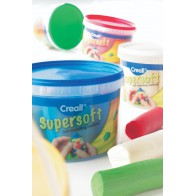 Masa Creall Supersoft - 5 kolorów - 450 g
