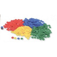 Talerzyki kolorowe - 1000 sztuk, 4 kolory
