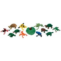 Figurki - żaby i żółwie  