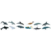 Figurki - wieloryby i delfiny
