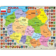 Puzzle - mapa Polski administracyjna